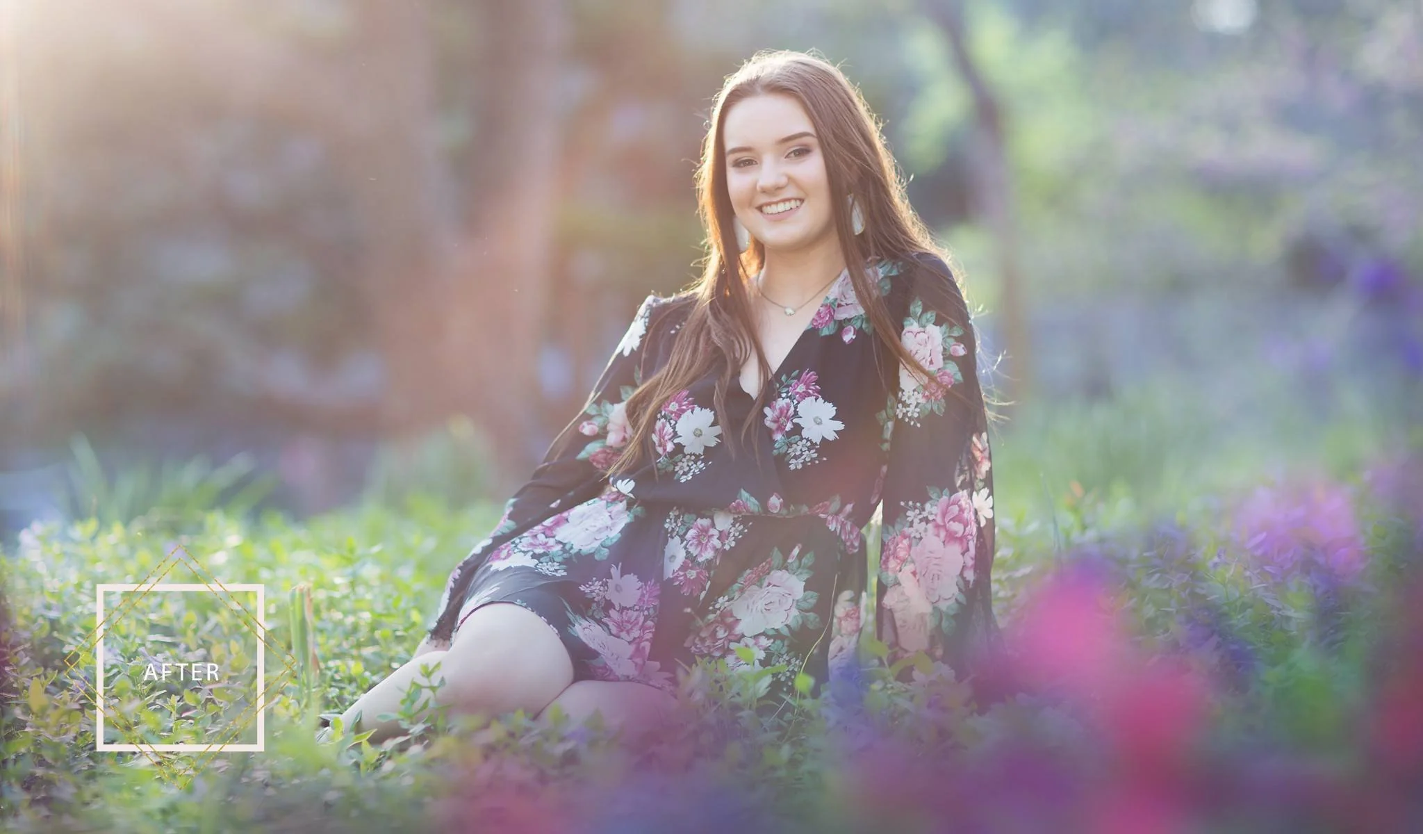 Bubbles & Blossoms Overlay & Actions Bundle - Image 15