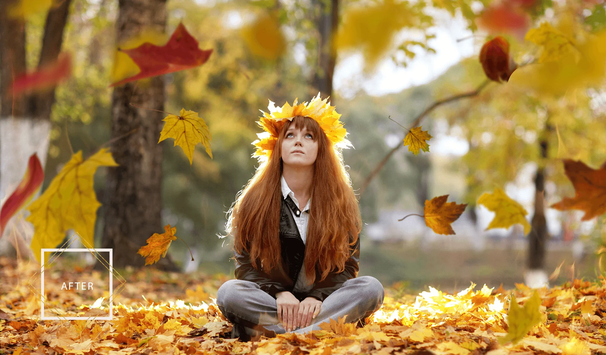 Falling Leaves Overlays & Actions Collection - Image 11