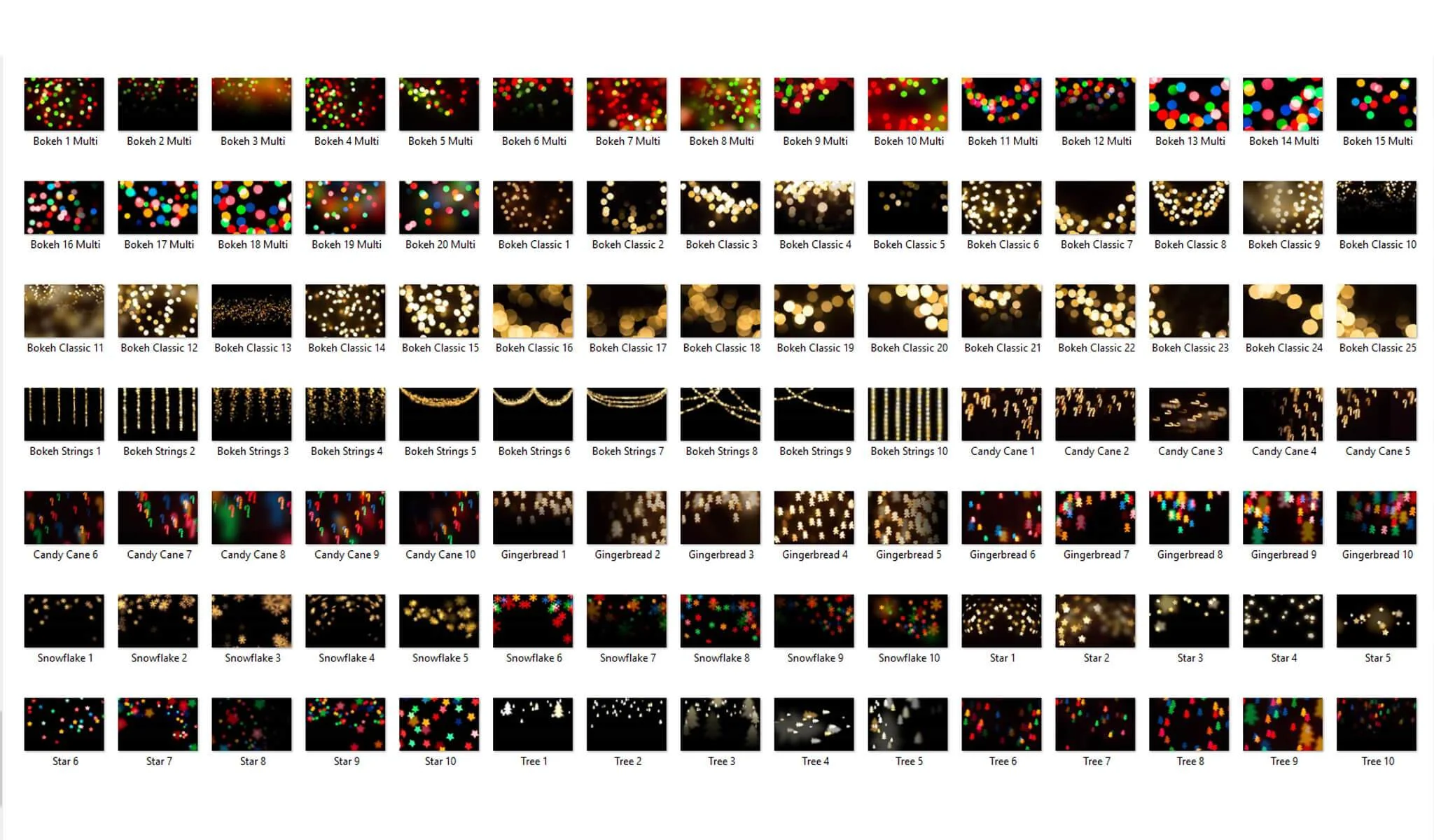 Holiday Bokeh + Holiday Magic Bundle for Photoshop - Image 25