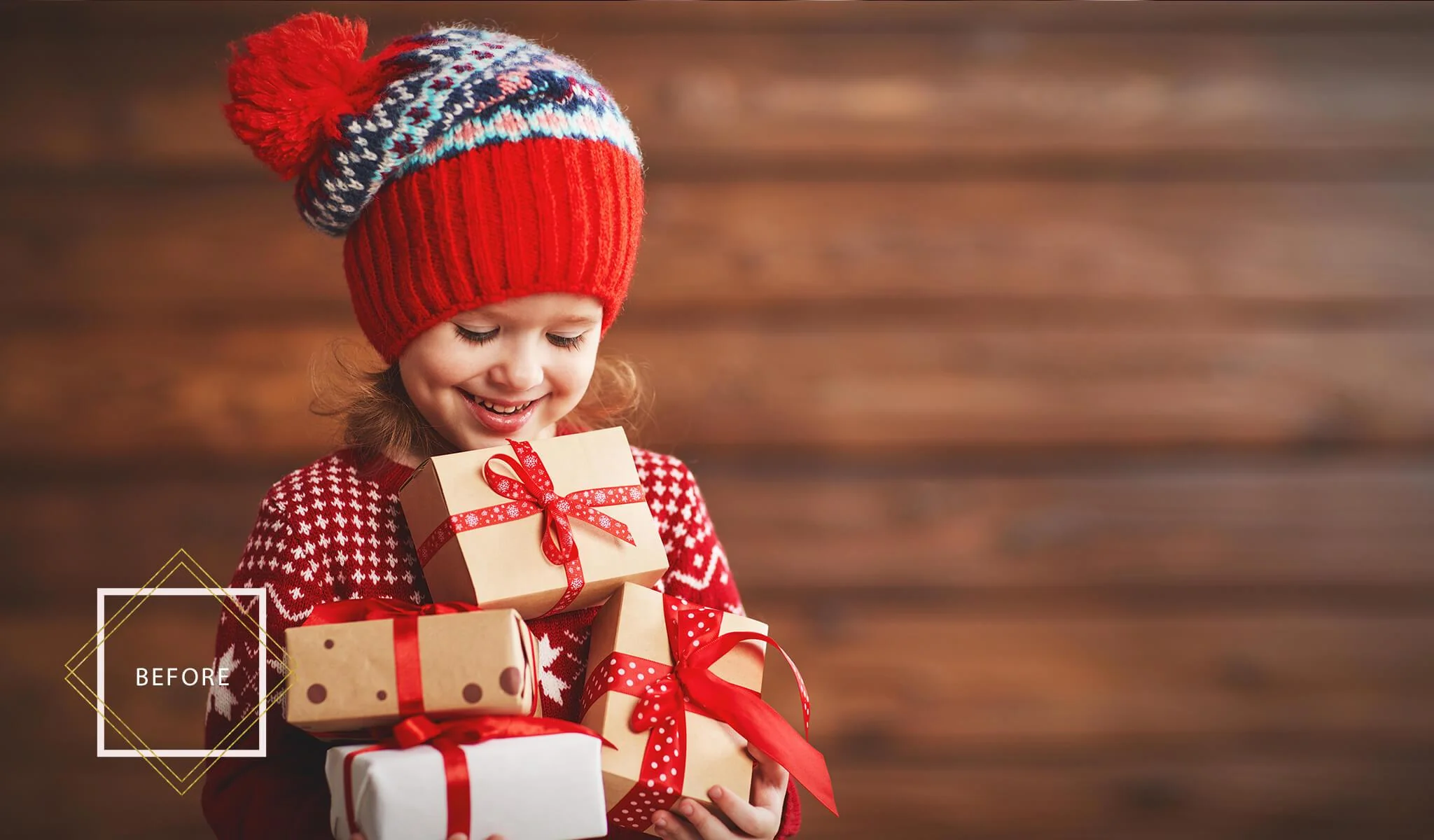 Holiday Bokeh Overlays & Actions Collection for Photoshop - Image 12