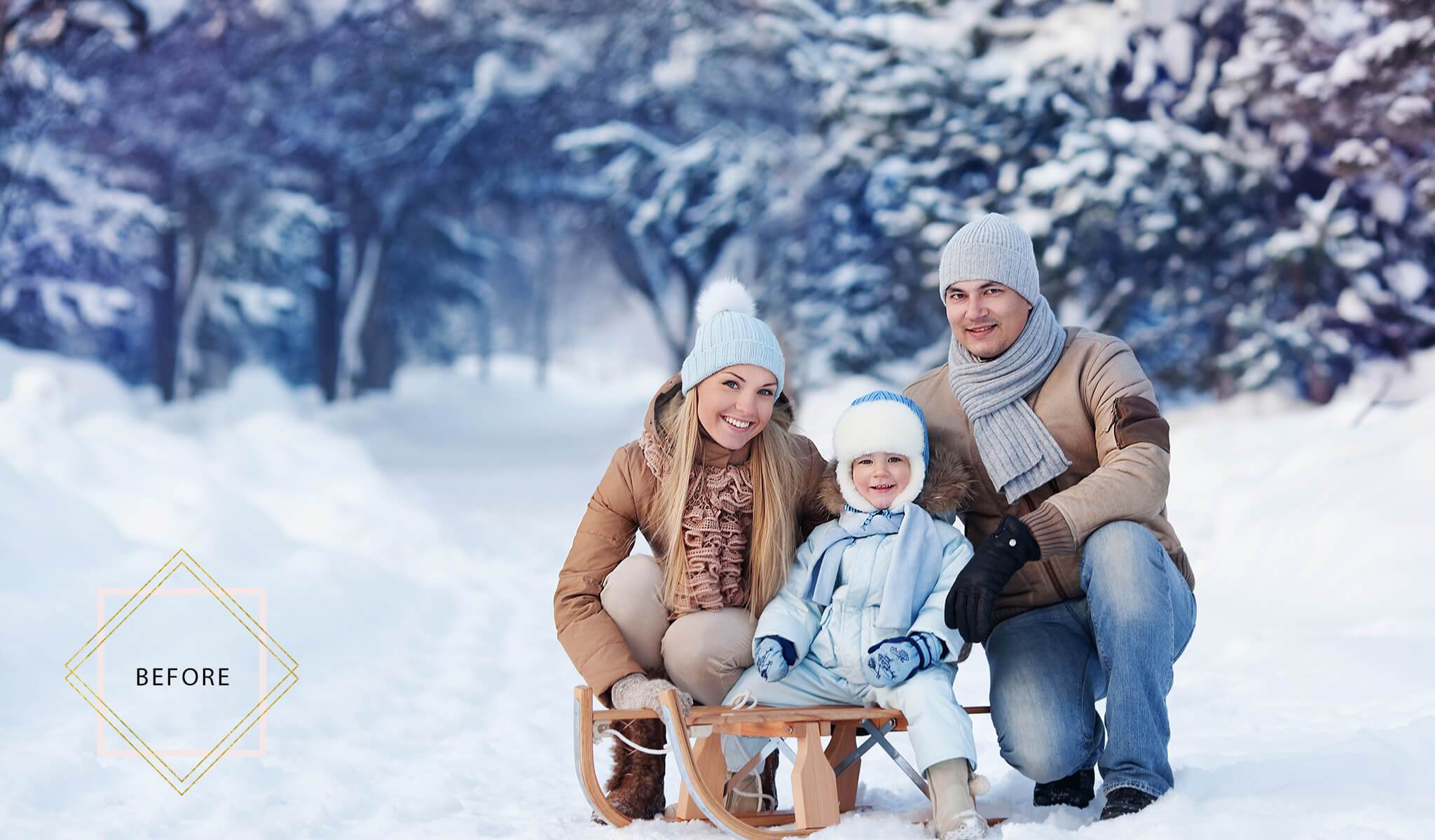 Holiday Bokeh Overlays & Actions Collection for Photoshop - Image 14