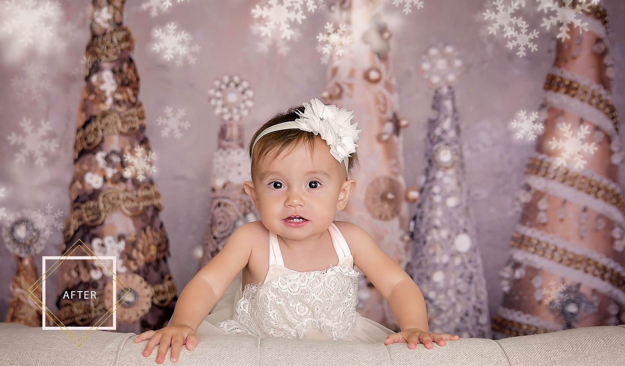 Holiday Bokeh Overlays & Actions Collection for Photoshop - Image 5