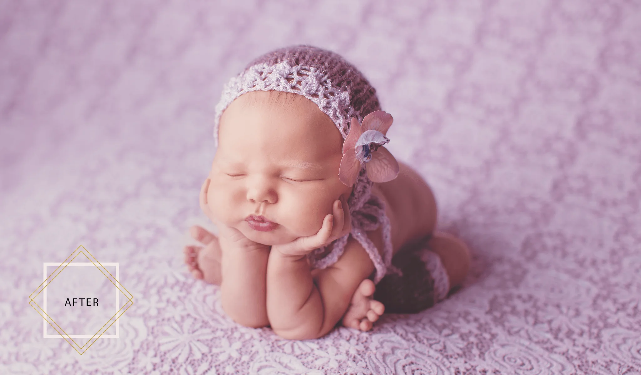 LUXE Newborn Photoshop Actions Collection - Image 9
