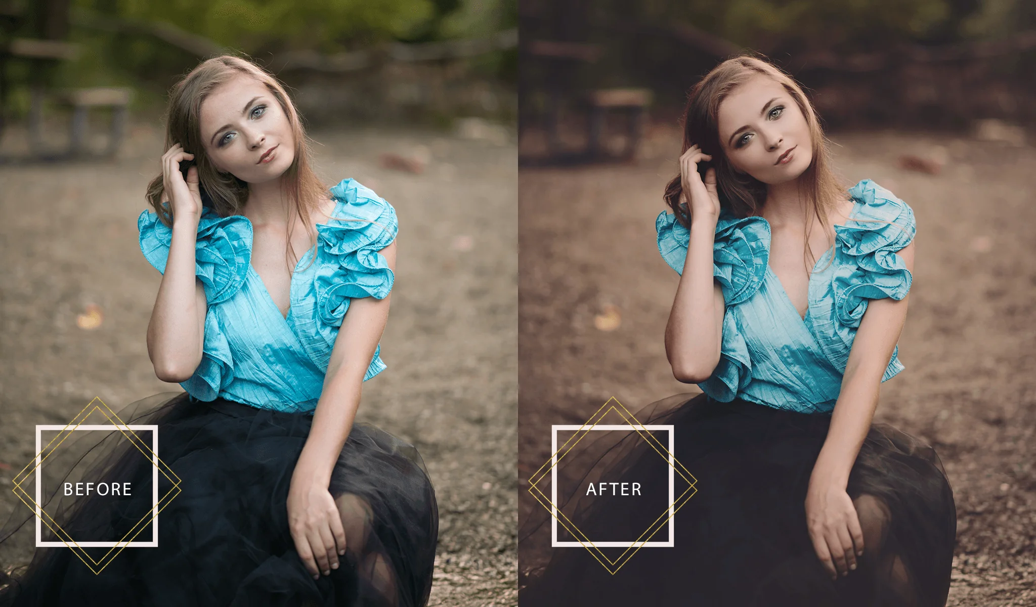 Velvet Matte Photoshop Actions Collection - Image 9